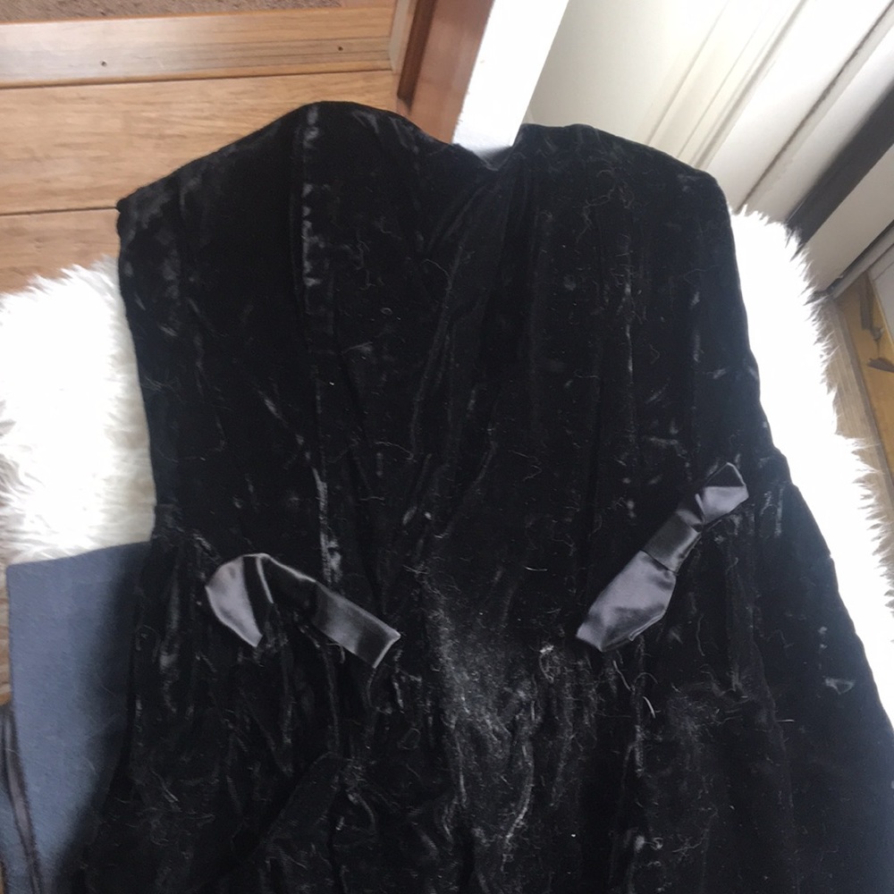 Velvet dress black